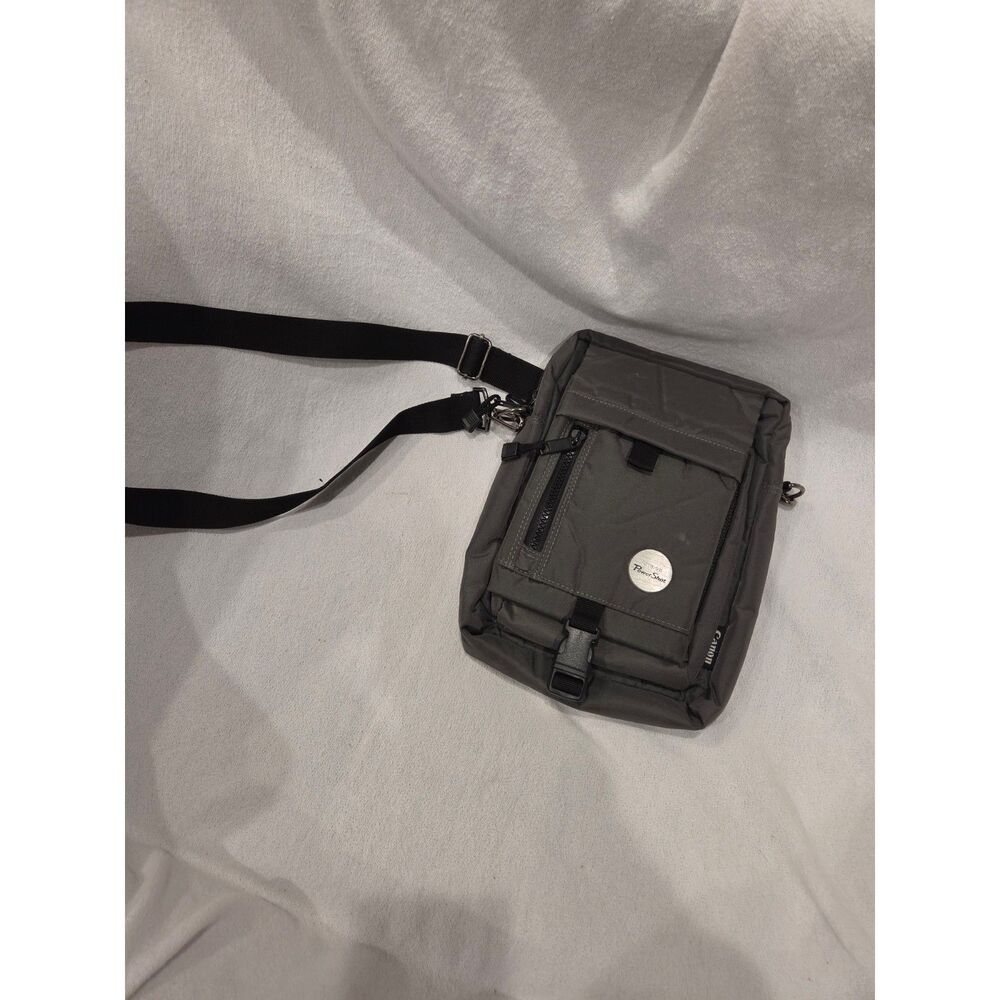 Canon PowerShot PSC 1 Camera Bag Dark Gray Crossbody Shoulder Side Pack Strap - Picture 2 of 7